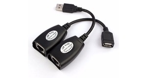 EXTENSAO ADAPTADOR USB P/ CABO DE REDE ATE 150 METROS